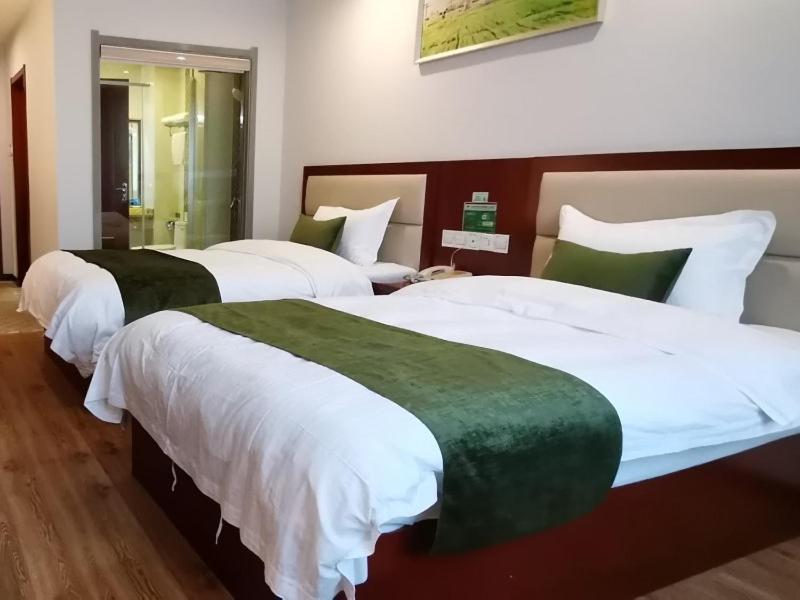 GreenTree Inn Anhui Hefei Mengcheng Road Beierhuan Express Hotel Exterior foto