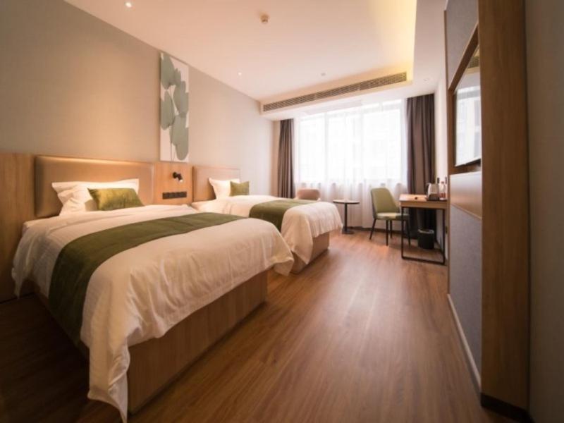 GreenTree Inn Anhui Hefei Mengcheng Road Beierhuan Express Hotel Exterior foto