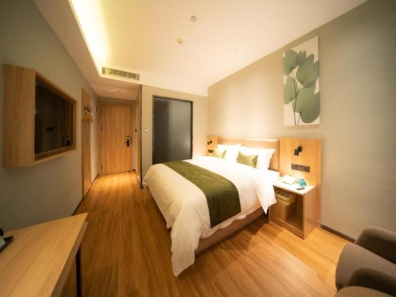 GreenTree Inn Anhui Hefei Mengcheng Road Beierhuan Express Hotel Exterior foto